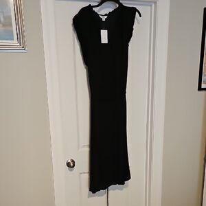 Croft & Barrow Elegant Black Midi Dress